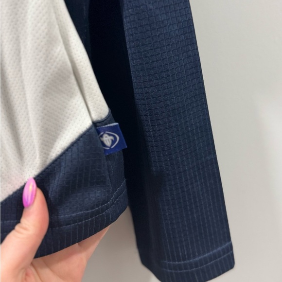 Turfer Virgina 1/4 zip jacket navy size large - Picture 4 of 6